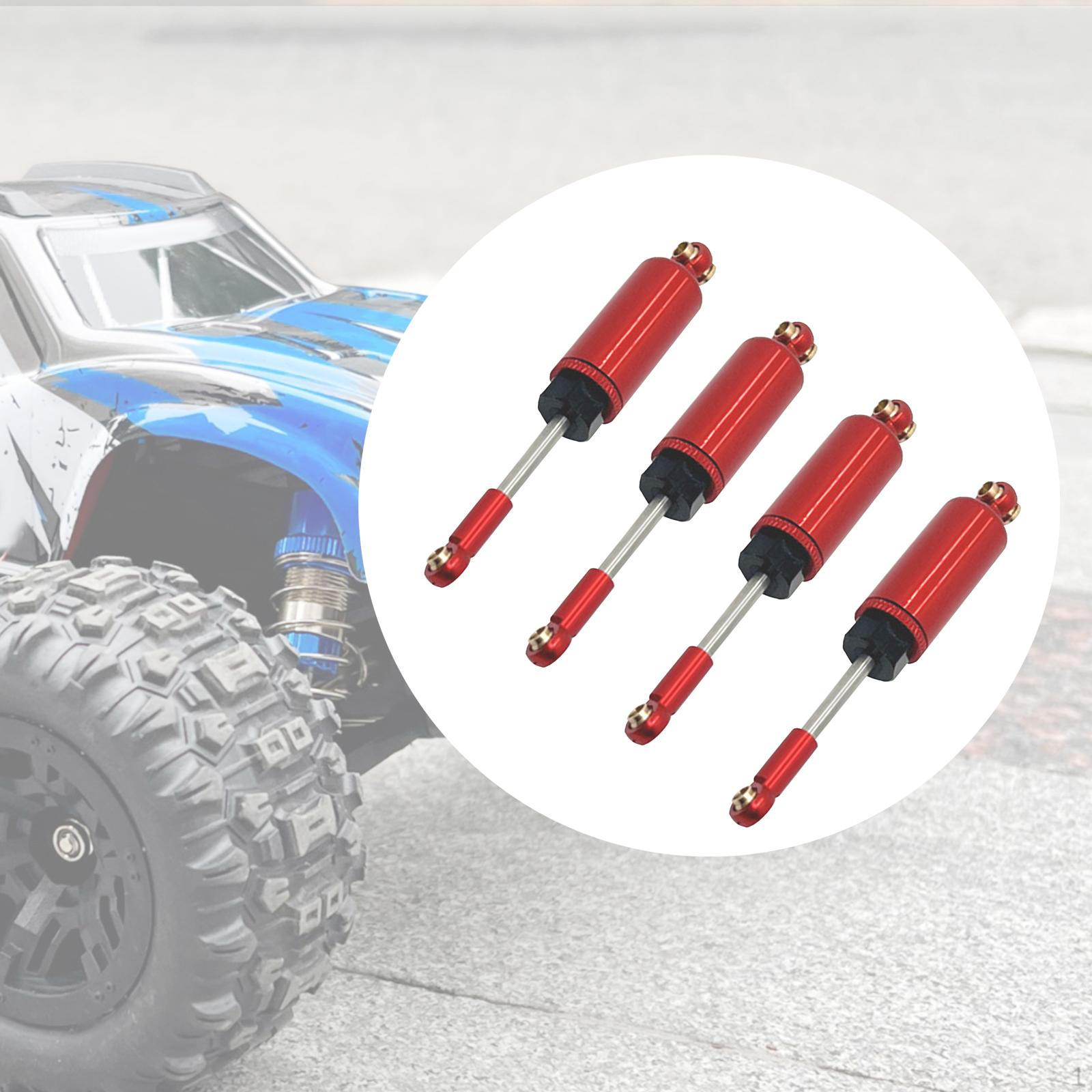 

4 Pieces Hydraulic Shock Absorber Oil Pressure Spare Parts for M162 M163 16209 16210 Gray Silver