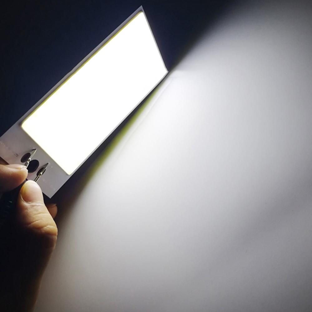 

DC 12V 120*65mm 30W COB светодиодный чип на плате для DIY рыболовной удочки наружные многофункциональные кемпинговые лампы