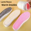 1Pair/2Pair New Comfortable Shock-Absorbing Shoe Pads Unisex Winter Alpaca Wool Insoles Soft Thickened Foot-Warming Insole