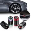 CNENFU1 4Pcs Carbon Fiber Car Wheel Tire Valve Stem Air Cap For Nismo Juke Note Versa Almera X-Trail Xterra Qashqai Auto Styling