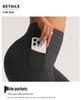 Women's High-Waist Slim Flare Yoga Pants: Peach Hip-Lifting Fitness & Outdoor Sportswear