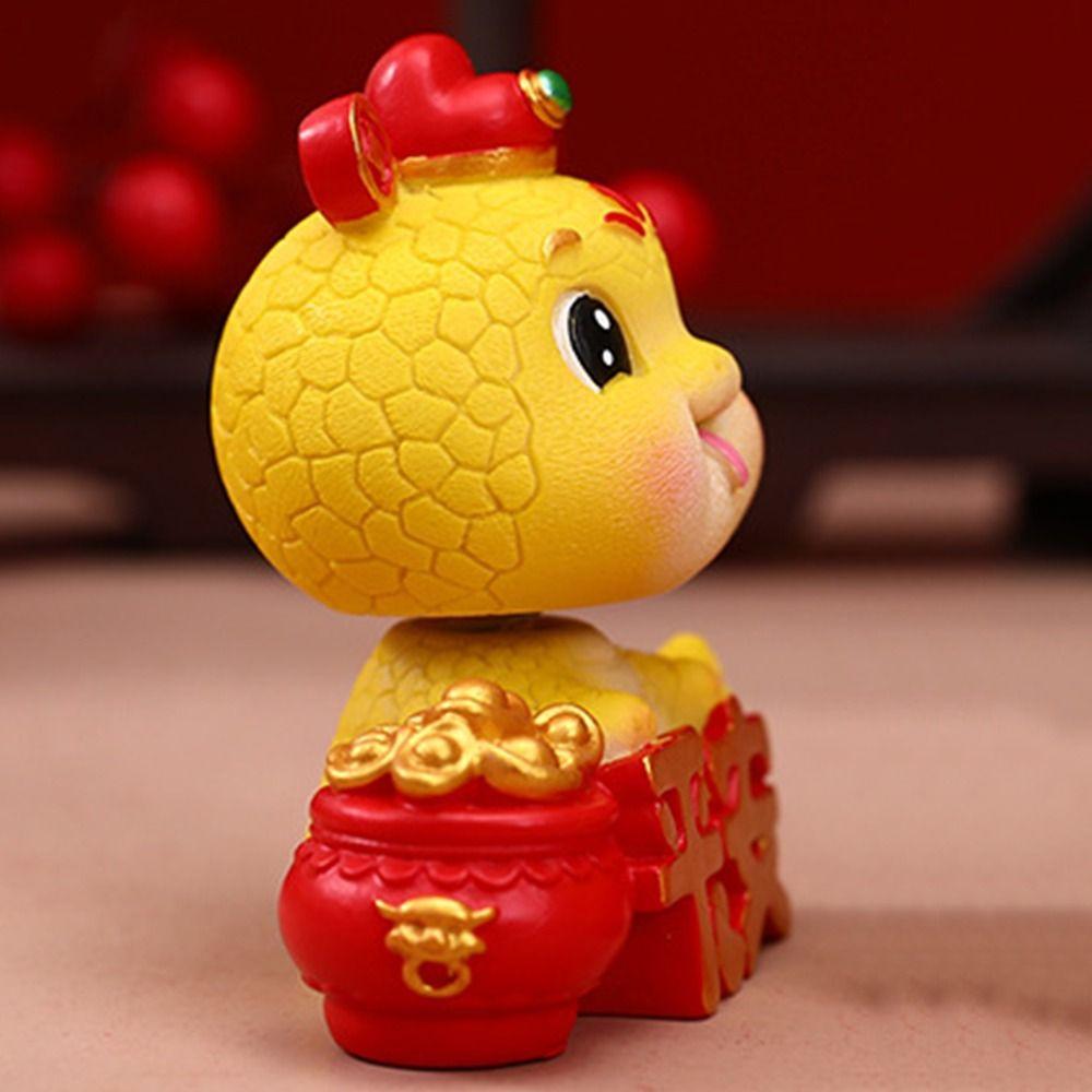 Snake Shaped Snake Miniature Figure Resin Car Interior Ornament  Desktop Ornament