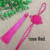 Chinese Knot Car Pendant - Handmade Tassel Accessory (Pack of 6)