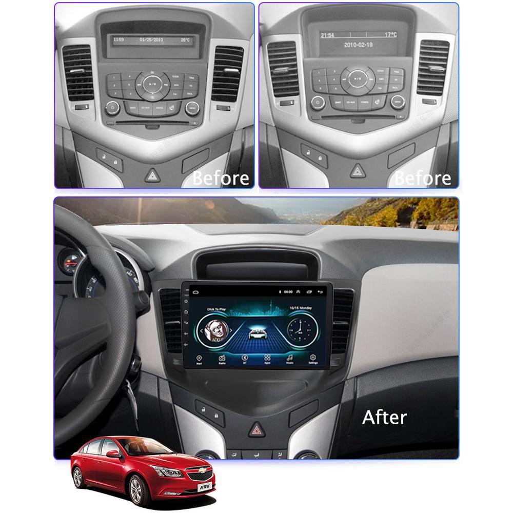 2DIN Android Car Radio Multimedia Player For Chevrolet Cruze J300 2008-2015 GPS Navigation Head Unit WIFI 1+16GB