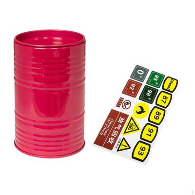 1/8 1/10 RC Car Barrel Fuel Tank Container Decoration,Metal,Car Parts,Decor,Mini Oil Drum