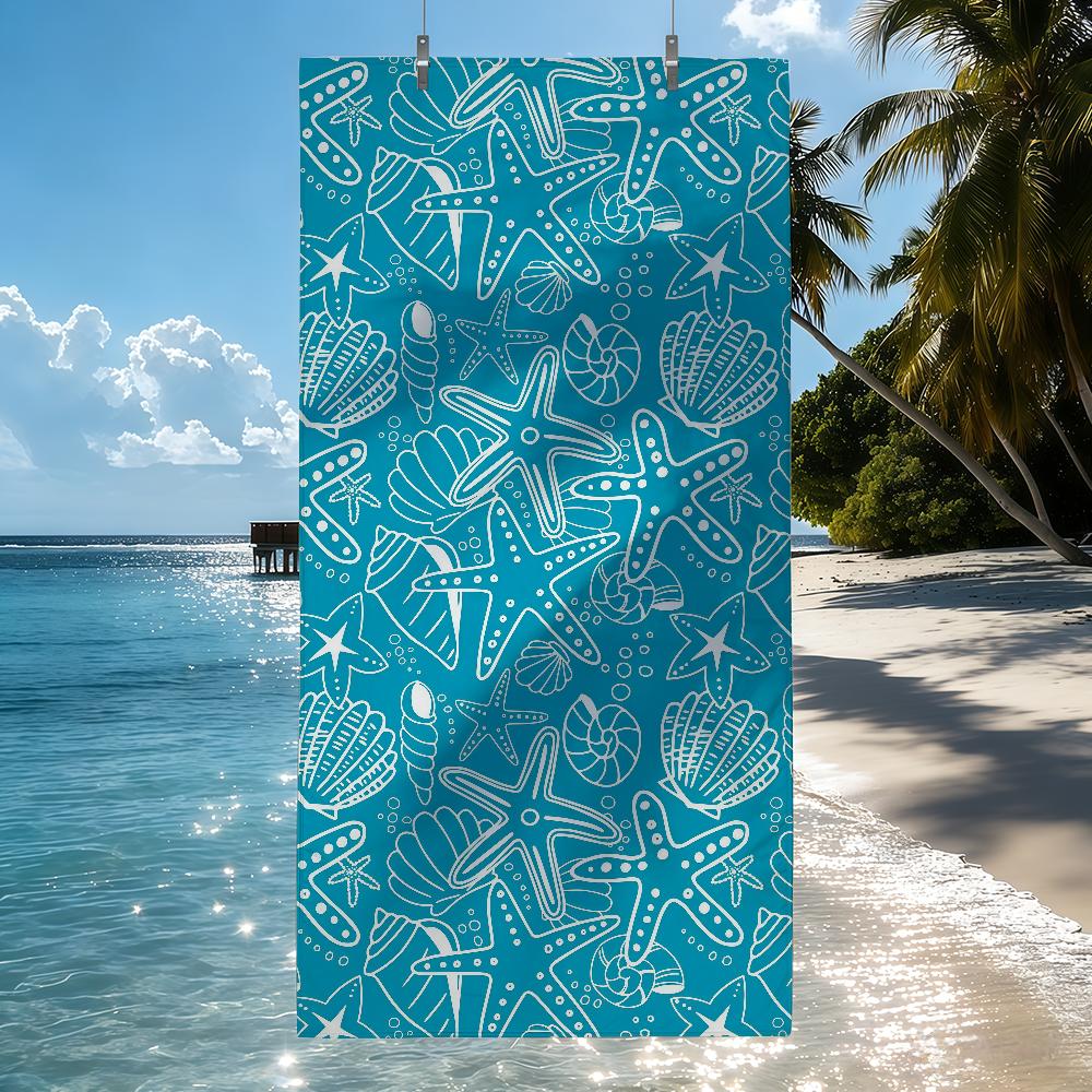 Sea Star Towel Soft Pool Gift For Travel Gym Shower Camping Quick Dry Sports Beach Towels