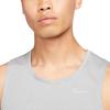 Nike Dri-FIT Miler Solid Color Running Casual Loose Comfortable Cool Breathable Crew Neck Sleeveless Tank Top Men Tops Gray DV9322-097