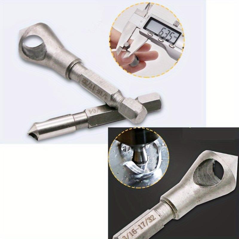 3pcs/Countersink Bit Set Deburring Drill Bits Tapper Hole Cutter Wood Wooden Metal Plastic Chamfer Set