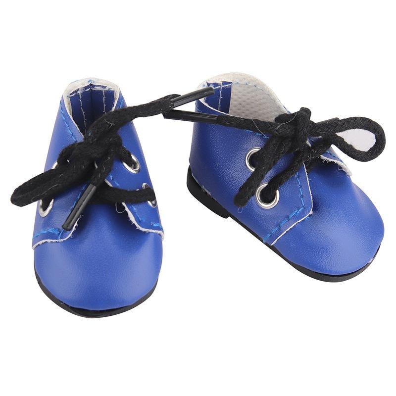 1 Pereche Pantofi Păpușă Pantofi PU cu Șireturi pentru Păpuși de 14 Inch Accesorii Jucării