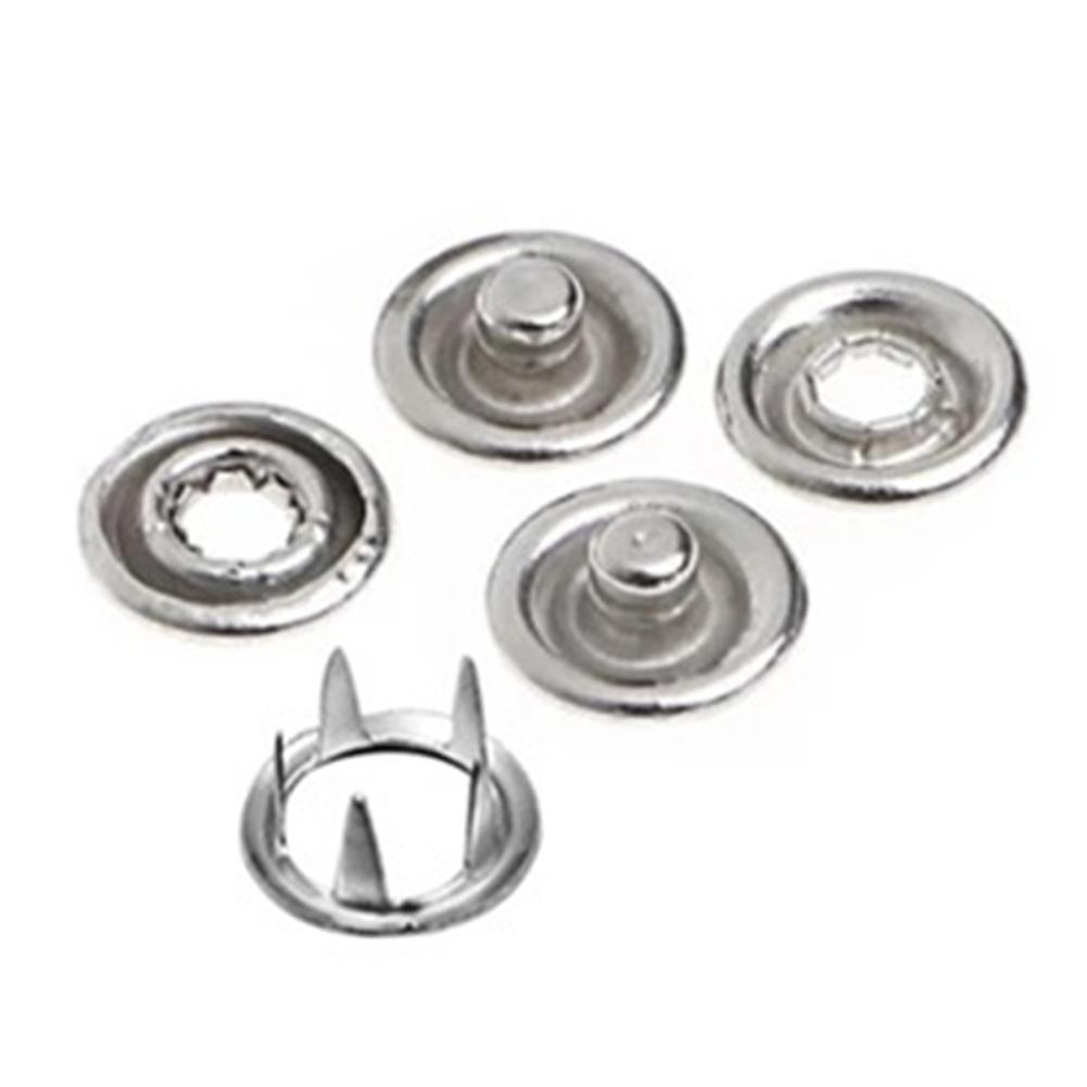 Fastener Kits FiveClaw Snap Button For Installing Clothes Metal Parts 9.5mm Dia Automatic For Shirts Backpacks Hats