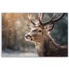 Canvas Print, Abstract Deer