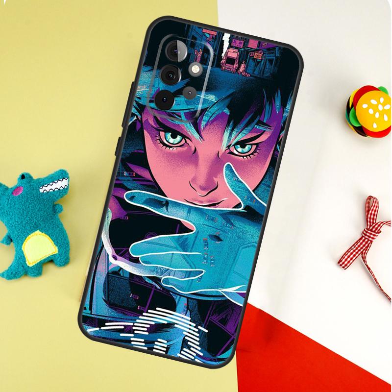 Ghost in the Shell Anime For Samsung Galaxy A54 A34 A14 A55 A35 A15 A53 A33 A13 A05 A06 A16 A22 A32 A52 Phone Case