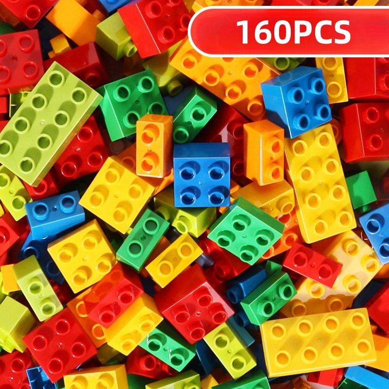 

Non-Toxic 160Pcs Building Blocks Constructor Children Toys 6 To 10 Years Kids Toy Block Assembling Toys Games Novelty Toy Building Bricks