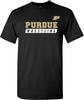 Purdue Wrestling Schwarzes T-Shirt