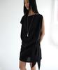 Deolum Asymmetric Tuck Top_Black