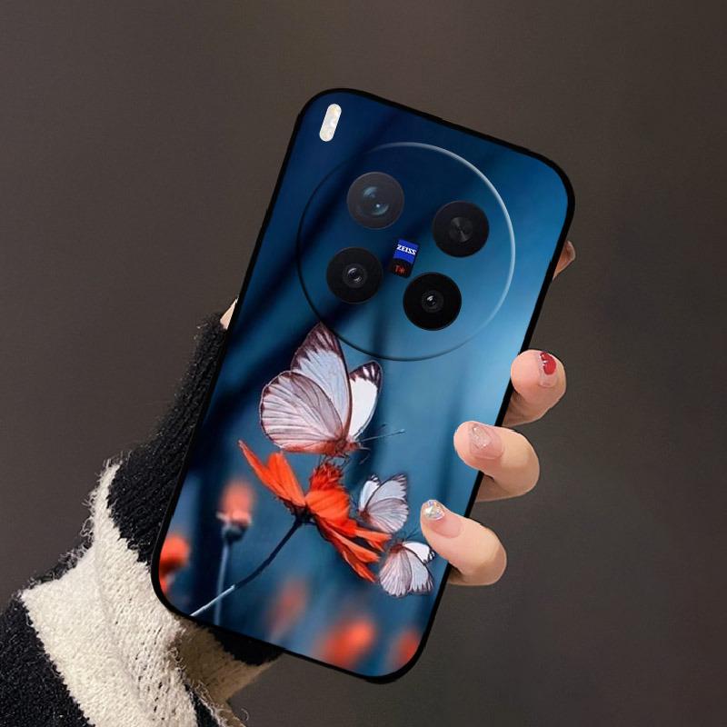 For Vivo X300 Pro Case New Stylish Silicone Soft TPU Back Cover For Vivo X300Pro Shockproof Bumper Fudna X 300 Pro V2502A Capa