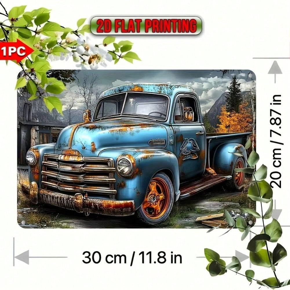 

Винтажная синяя машина Металлическая табличка Ретро Настенный Декор для Кухни Гаража Бара бордовый