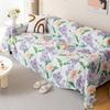 Ice Silk Sofa Cover Throw Blankets Living Room Couple Position  Summer Camping Picnic Flower Blanket Cover Sense of Ice