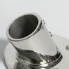 BAAU 2X Marine Edelstahl 60 Grad 22mm 7/8 Zoll Rohr Runde Basis Handlauf Geländer Beschlag Yachtzubehör