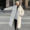 Winter new women's down cotton clothes thickened warm hooded A version regular hip-wrapped warm jacket