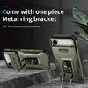 For iPhone 17 Air Case Camshield Kickstand TPU+PC Anti-Slip Phone Cover