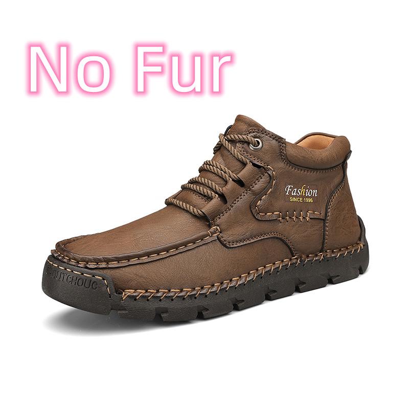 2024 Men's Shoes Men Plush Warm High Quality Boots Winter Snow Boots Retro Desert Boots Men Shoes High Top Sneakers Casual Shoes