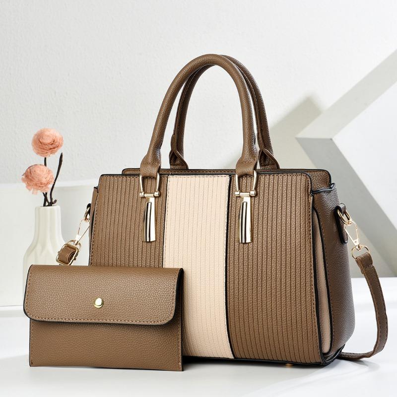 New PU Leather Women's Handbag Stylish and Versatile Women's Shoulder Bag Large-capacity Womens Commuter Casual Tote Bags