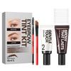 New Long Last Effect Eyebrow Tint Kit Sweat-proof Waterproof Semi Permanent Brow Tint Natural Brow Kit Gifts