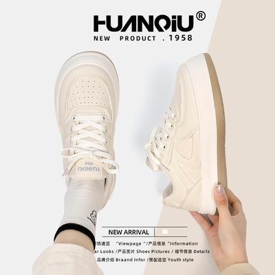 Global Student Platform Versatile Little White Shoes Women's 2025 Spring New Niche Trend Casual Board Shoes ZHQ3388