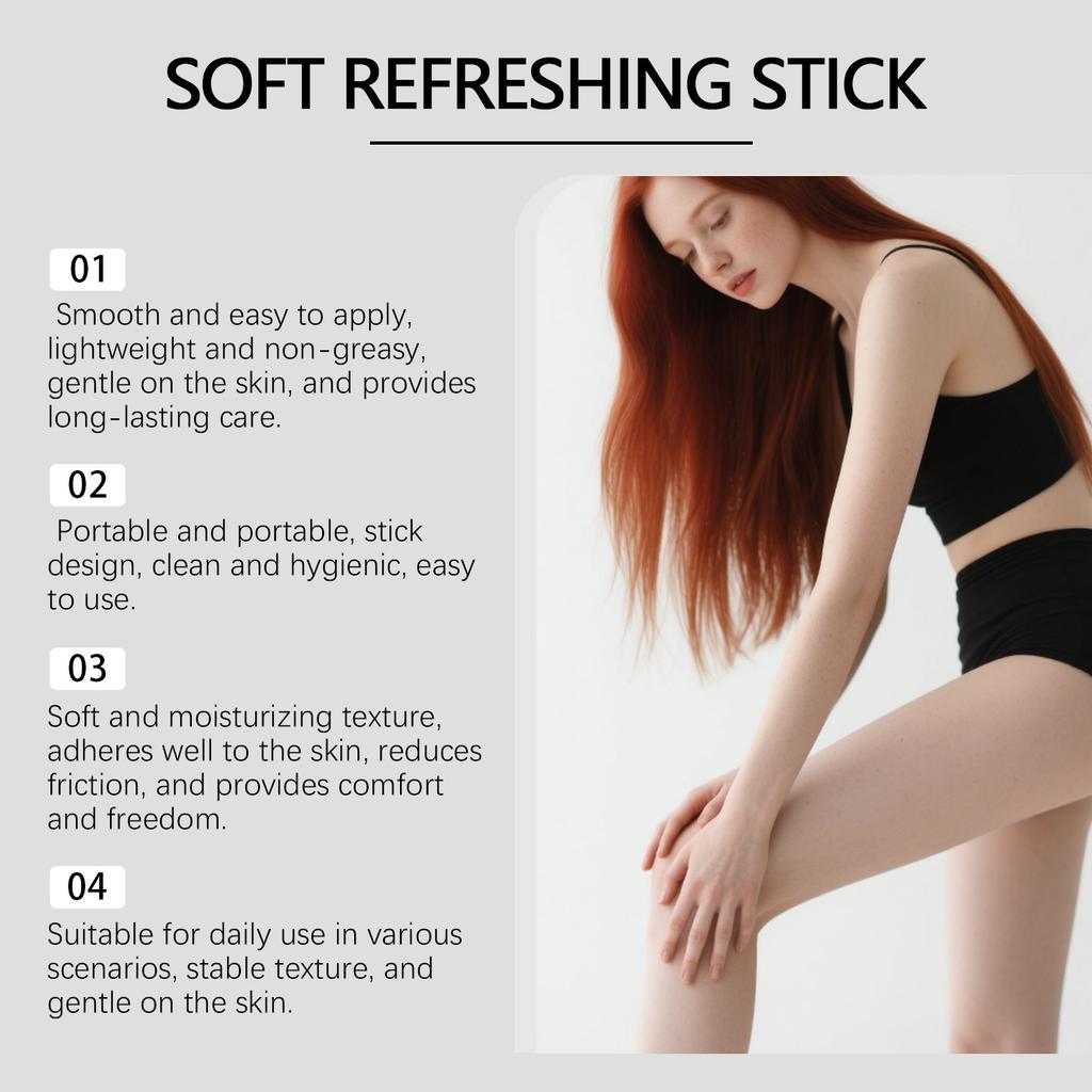 OCEAURA Stick Anti-Sfregamento Applicazione Liscia Idrata la Pelle Raffreddante Non Appiccicoso Cura del Corpo 75g