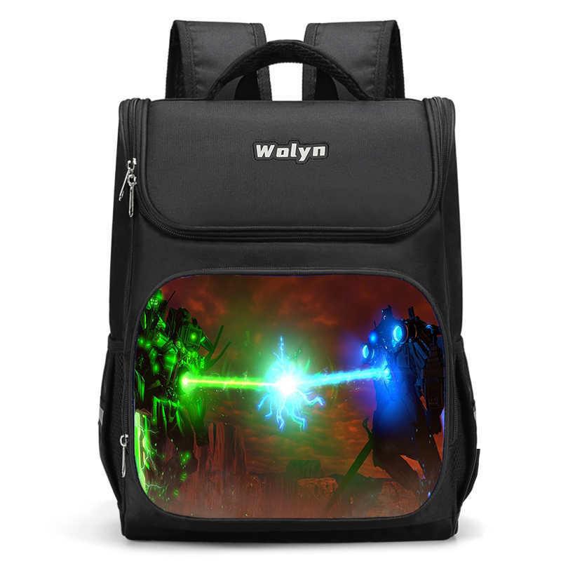 Trendy Oxford Cloth Backpack For Elementary School Students Large Capacity Design