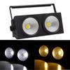2x100W COB LED blinder światło Zimna biel i Ciepła biel scena show dj wesele klub bar impreza światło dmx Oświetlenie sceniczne wydarzenie show