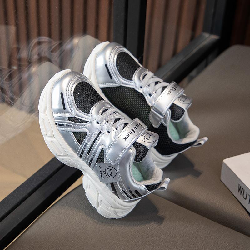 Summer Season New Sports Shoes Boys Single Net Dad Shoes Girls Classmates Soft-soled Casual Shoes Trendy Sports Shoes