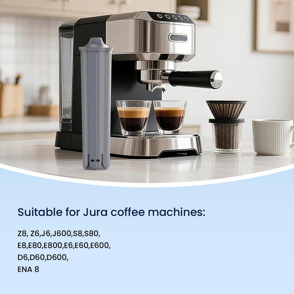 GLACIER FRESH Jura Fully Automatic Coffee Maker Claris Smart Filter Plus Replacement 3 Pack