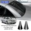 Voor 2004 2005 2006 2007 2008 2009 2010 Mercedes-Benz SLK R171 PVC Koolstofvezel Patroon Sierstrip Sticker Achterruit Accessoires