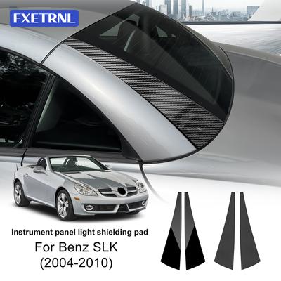 For 2004 2005 2006 2007 2008 2009 2010 Mercedes-Benz SLK R171 PVC Carbon Fiber Pattern Trim Sticker Rear Windshield Accessories