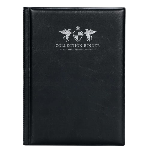 mini2x Bikkuriman Sticker Collection File, Chocolate Stickers, Wafers, Large Capacity, 18 Pages, Up to 432 Stickers, 48mm x 52mm, Also Fits Large Stic