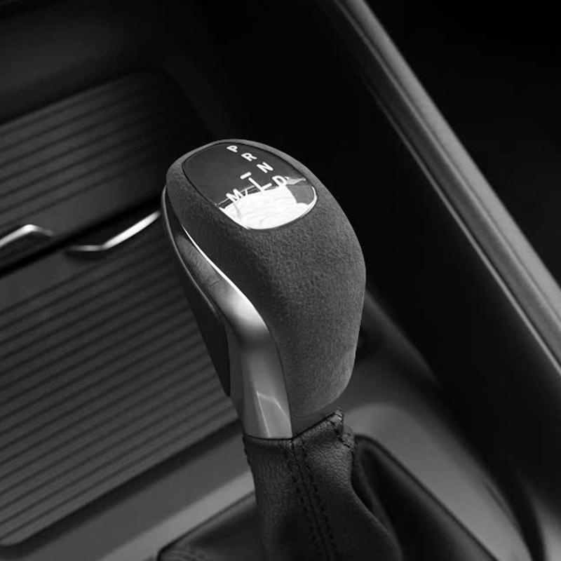 Made of Alcantara For BMW X1 F48 F49 1er F20 F21 2er F22 Gear Shift Knob Boot Cover Trim Sticker Car Interior Tuning Accessories
