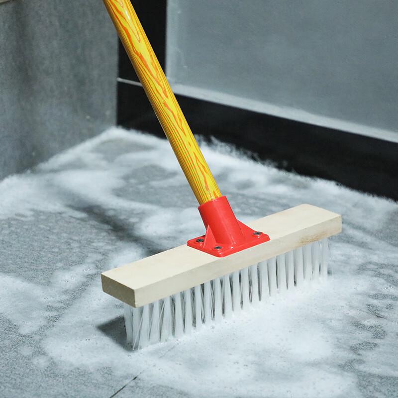 Kelibang Wooden Handle Nylon Floor Cleaning Brush