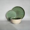 Dinner and Breakfast Set 18 Pieces, Set of Plates for 6 People, ZEN MINT