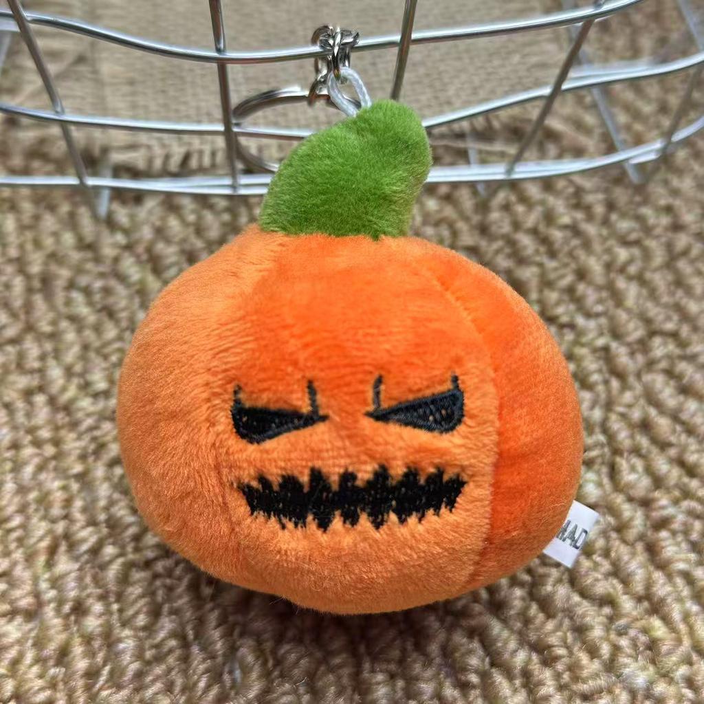 Small Halloween Pumpkin Plush Keychain Pendant Toy Gift