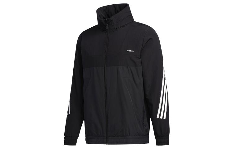 Adidas Neo Jackets Men s Black Stand Collar Moderate Other FN6538 XL