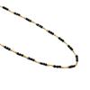 French Retro Black Spinel Beaded Choker Necklace