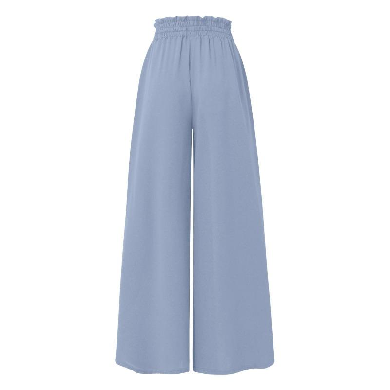 Women's Fashion Casual Solid Color Print Pants & Capris