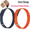 40mm Nylon Sport Band for Amazfit Helio Strap Fitness Tracker Strap Bicep Band Adjustable Arm Band Loop Replacement Wristband