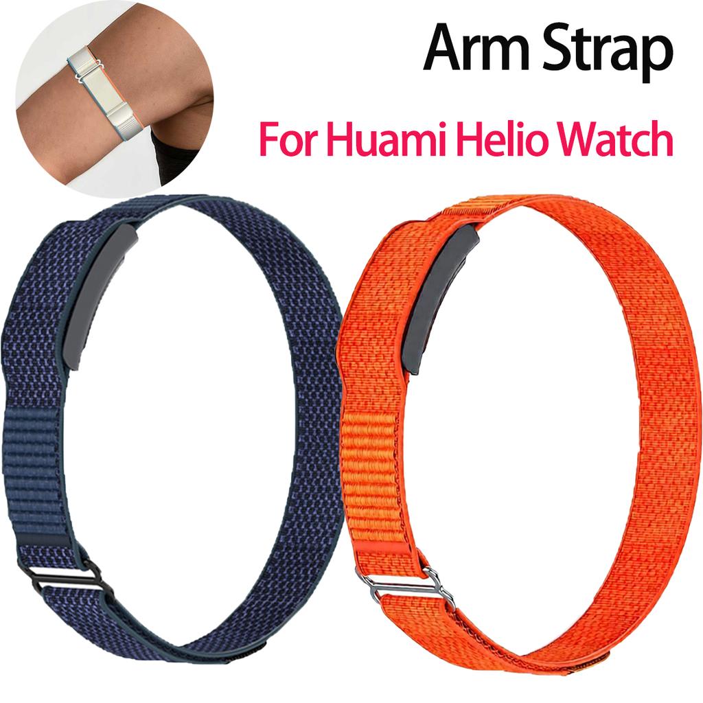 Cinturino Sportivo in Nylon da 40mm per Amazfit Helio Cinturino Cinturino Fitness Tracker Cinturino per Bicipite Braccialetto Regolabile Cinturino di Ricambio per Polso