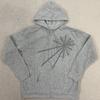 Gothic Punk Spider Web Hooded Women Fairy Grunge Dark Academia Jacket Coat Harajuku Outwear Zipper Sweatshirts Emo Alt Clothing