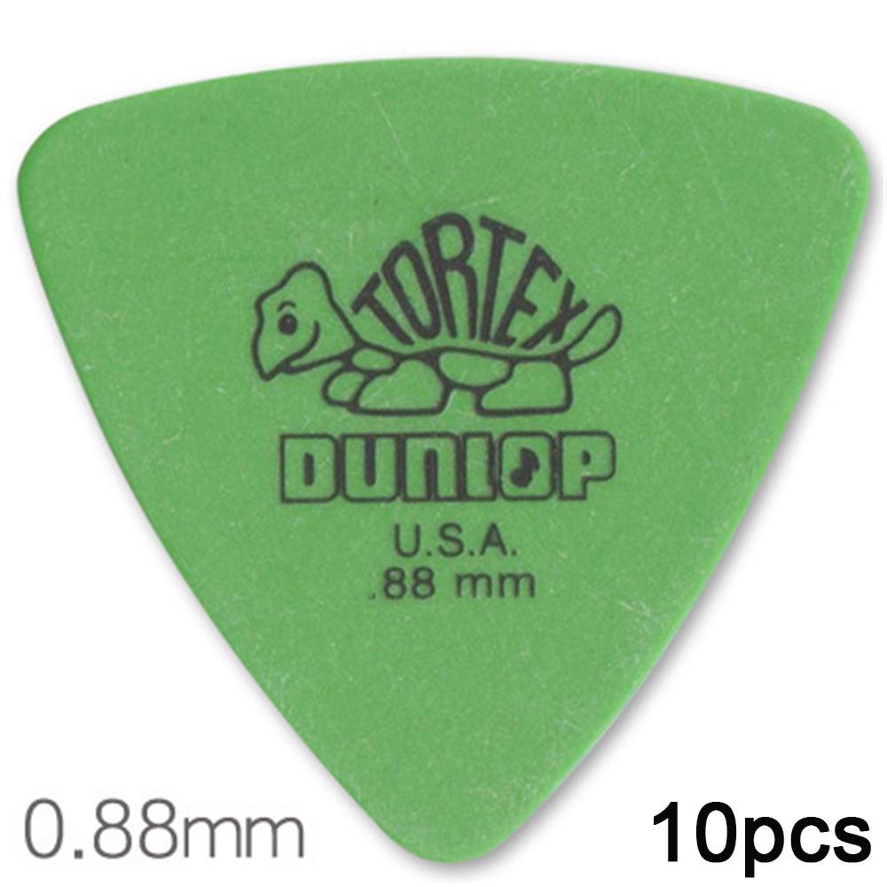 10pcs Guitar Delrin Dunlop Guitar Picks 0.5/0.6/0.73/0.88/1.0/1.14MM Anti-slip Style Electric Guitar Picks Triangle Picks