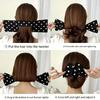 Solid Color Polka Dot Twist Hair Clip for Women Elegant Hairband Lazy Fashion Hair Curler Hair Accessories