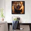 New Arrival 5D DIY Full Circle Diamond Painting "Lion" Embroidery Cross Stitch Home Decor Gift